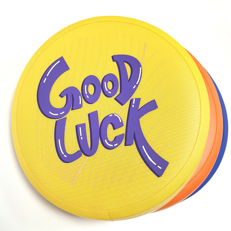 840D Nylon Double face TPU chien Frisbee
