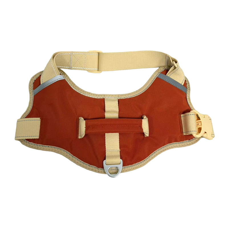 Tri couleur boucle style selle poitrine et dos
