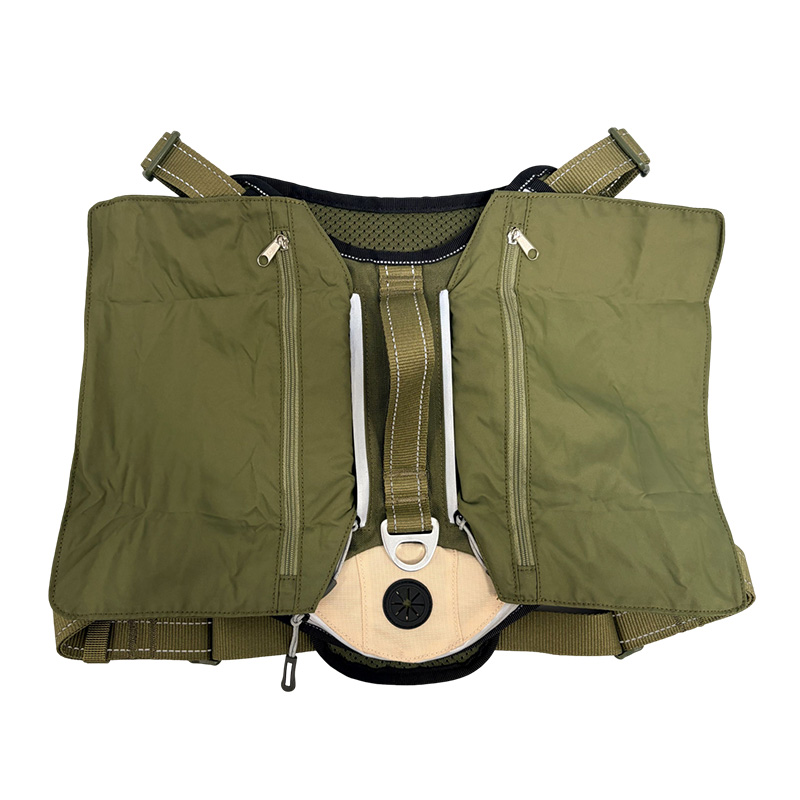 Poitrine et dos vert militaire 830