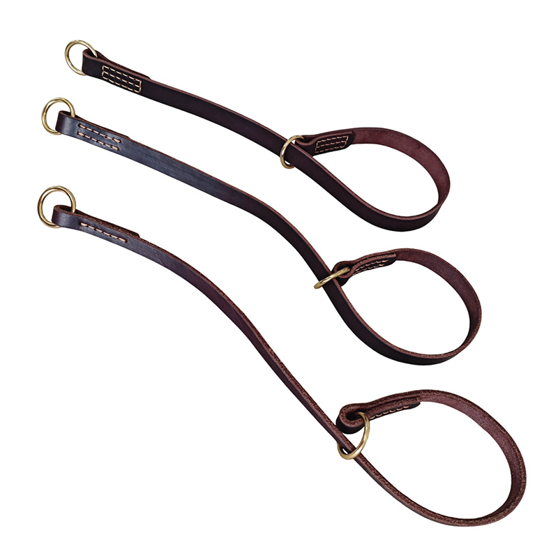 Adjustable single-layer cowhide dog collar