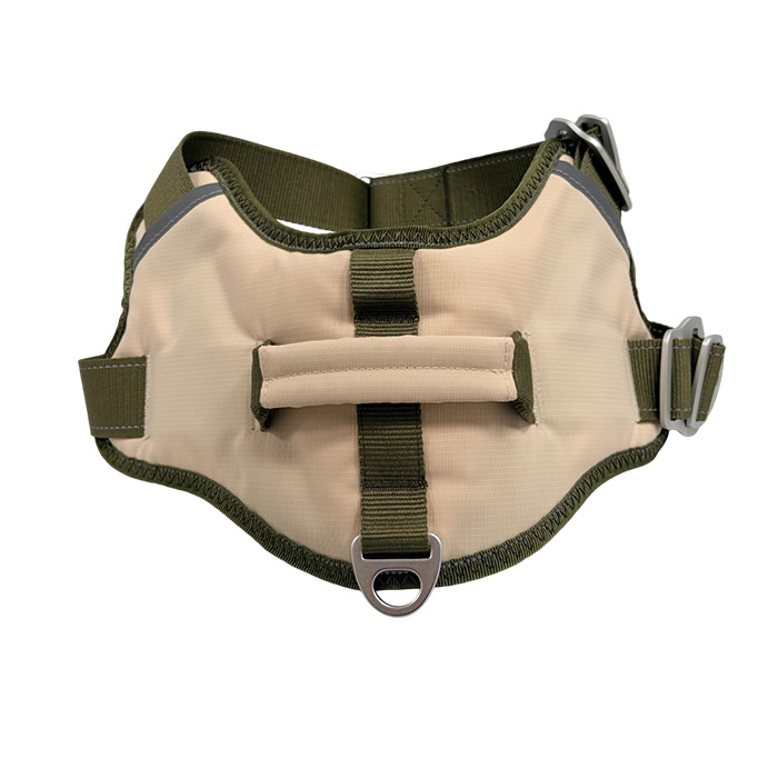 Two tone aluminum alloy saddle chest back