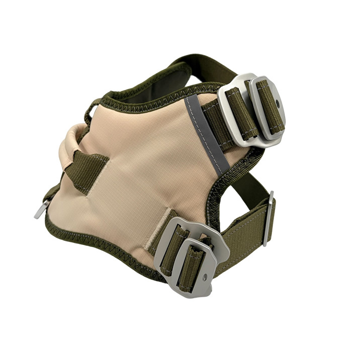 Two tone aluminum alloy saddle chest back