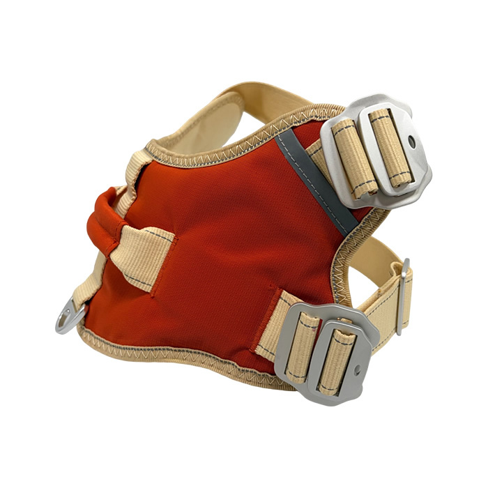 Two tone aluminum alloy saddle chest back