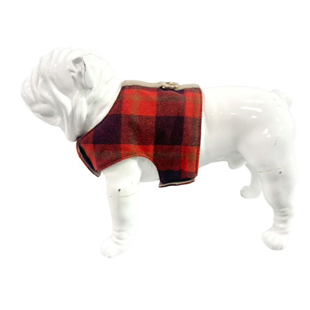 Plaid chest and back