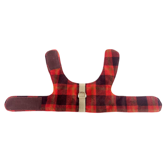 Plaid chest and back
