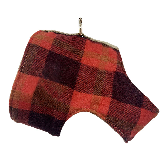 Plaid chest and back