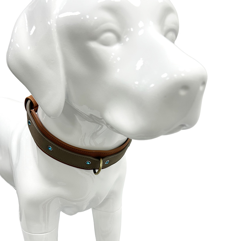 Imitation leather nail drill collar