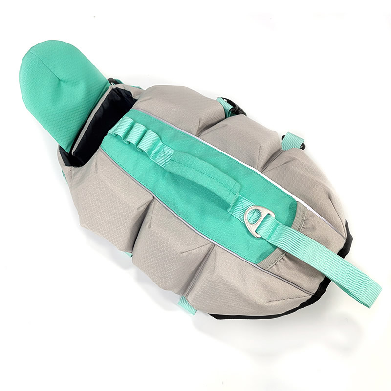 Football grid lining 8mm high elasticity EVA green life jacket