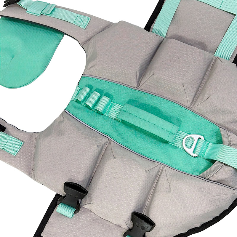 Football grid lining 8mm high elasticity EVA green life jacket