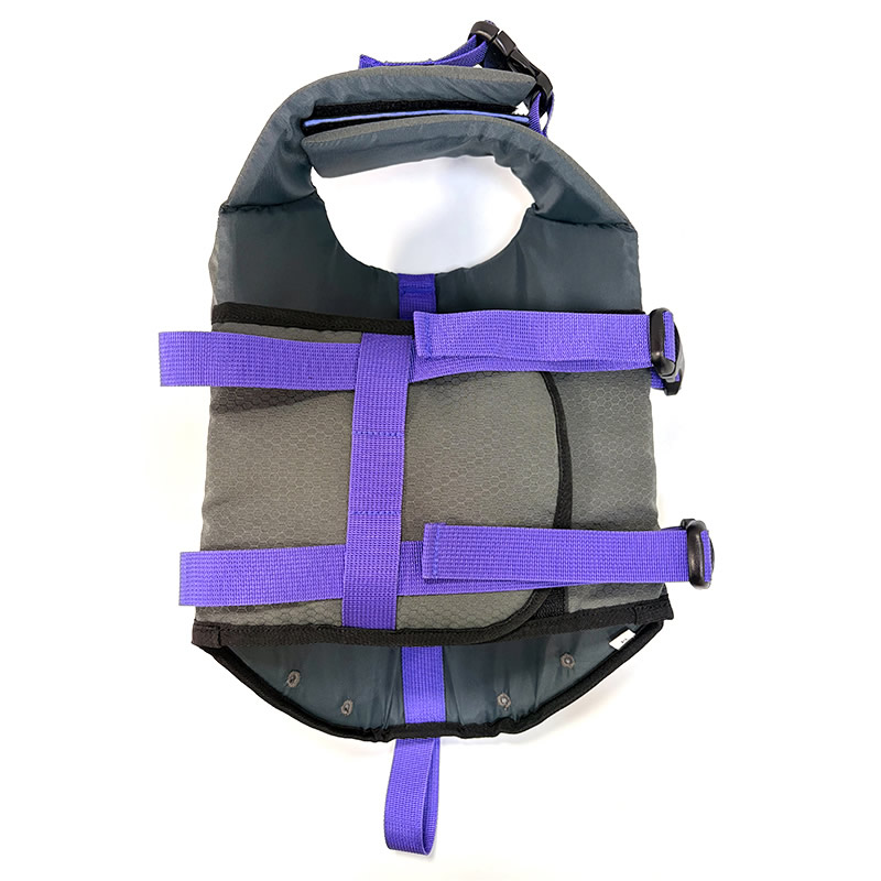 Football grid lining 8mm high elasticity EVA purple life jacket