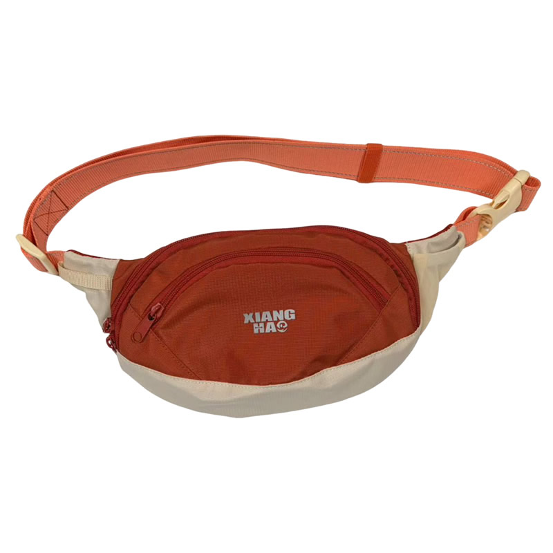 Three color checkered cloth starry waist bag
