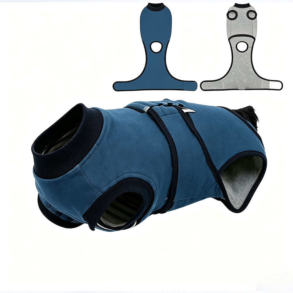 OEM+ODM Dog care suit highly elastic, breathable, anti-scratching. Suitable for post-surgery recovery, neutering and weaning