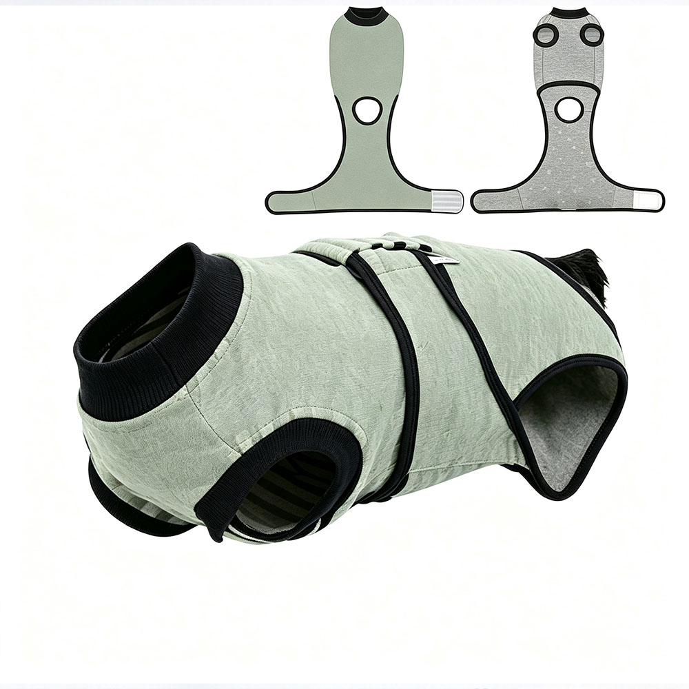 OEM+ODM Dog care suit highly elastic, breathable, anti-scratching. Suitable for post-surgery recovery, neutering and weaning