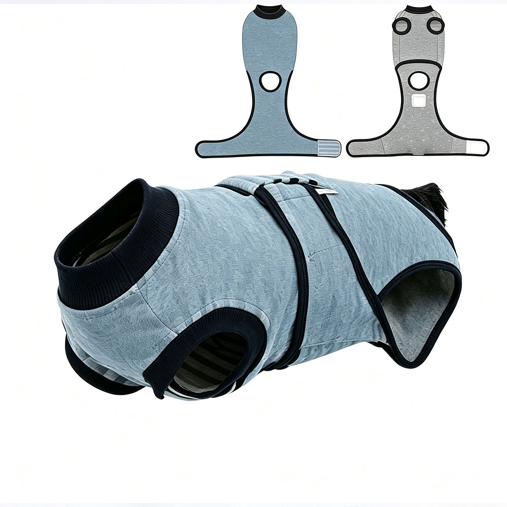 OEM+ODM Dog care suit highly elastic, breathable, anti-scratching. Suitable for post-surgery recovery, neutering and weaning
