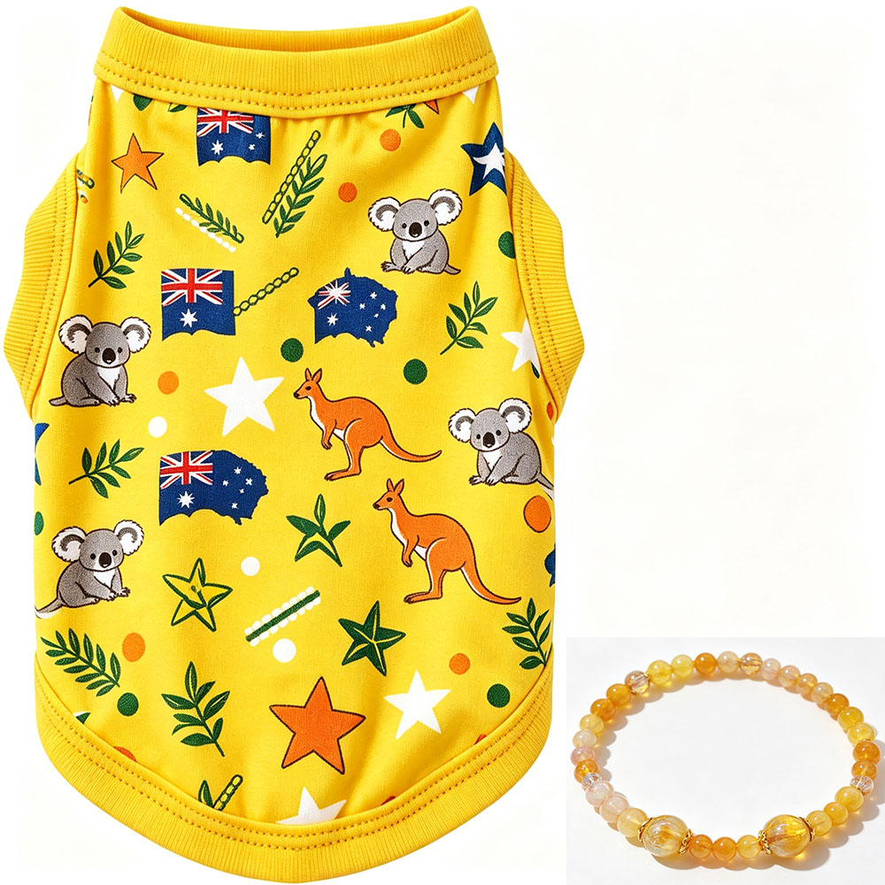 Customizable pet dog and cat t-shirts for summer clothing. Dog and cat apparel made of cotton.