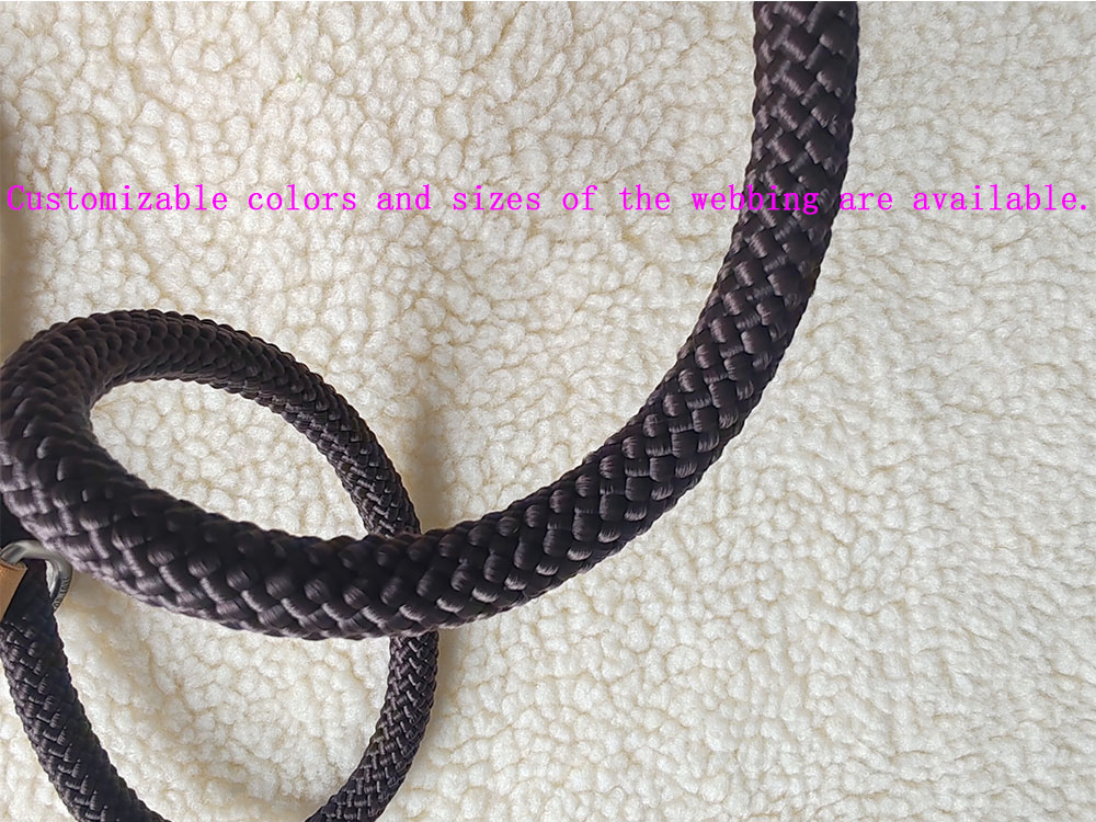 OEM+ODM Pet leash, high-quality nylon woven rope, suitable for small, medium and large-sized pets